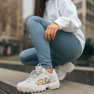 FILA Women's Disruptor 2 Script Normcore Sneaker